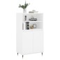 vidaXl Credenza Alta Bianca 60x36x110 cm in Legno Multistrato vidaXl Credenza Alta Bianca 60x36x110 cm in Legno Multistrato