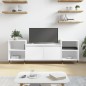vidaXL Mobile Porta TV Bianco 160x35x55 cm in Legno Multistrato vidaXL Mobile Porta TV Bianco 160x35x55 cm in Legno Multistrato