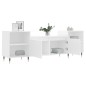 vidaXL Mobile Porta TV Bianco 160x35x55 cm in Legno Multistrato vidaXL Mobile Porta TV Bianco 160x35x55 cm in Legno Multistrato