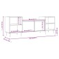 vidaXL Mobile Porta TV Bianco 160x35x55 cm in Legno Multistrato vidaXL Mobile Porta TV Bianco 160x35x55 cm in Legno Multistrato