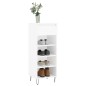 vidaXL Scarpiera Bianco Lucido 40x36x105 cm in Legno Multistrato vidaXL Scarpiera Bianco Lucido 40x36x105 cm in Legno Multistrato