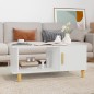 vidaXL Tavolino da Salotto Bianco 90x50x40 cm in Legno Multistrato vidaXL Tavolino da Salotto Bianco 90x50x40 cm in Legno Multistrato