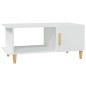 vidaXL Tavolino da Salotto Bianco 90x50x40 cm in Legno Multistrato vidaXL Tavolino da Salotto Bianco 90x50x40 cm in Legno Multistrato