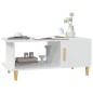vidaXL Tavolino da Salotto Bianco 90x50x40 cm in Legno Multistrato vidaXL Tavolino da Salotto Bianco 90x50x40 cm in Legno Multistrato