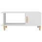 vidaXL Tavolino da Salotto Bianco 90x50x40 cm in Legno Multistrato vidaXL Tavolino da Salotto Bianco 90x50x40 cm in Legno Multistrato