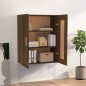 Mobile a Parete Rovere Marrone 69,5x32,5x90cm Legno Multistrato Mobile a Parete Rovere Marrone 69,5x32,5x90cm Legno Multistrato