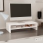 vidaXL Supporto per Monitor Bianco 50x24x13 cm Legno Massello di Pino vidaXL Supporto per Monitor Bianco 50x24x13 cm Legno Massello di Pino