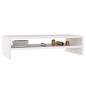 vidaXL Supporto per Monitor Bianco 50x24x13 cm Legno Massello di Pino vidaXL Supporto per Monitor Bianco 50x24x13 cm Legno Massello di Pino