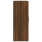 Mobile a Parete Rovere Marrone 69,5x32,5x90cm Legno Multistrato Mobile a Parete Rovere Marrone 69,5x32,5x90cm Legno Multistrato