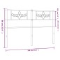 vidaXL Testiera in Metallo Bianco 160 cm vidaXL Testiera in Metallo Bianco 160 cm