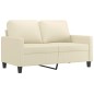 vidaXL Divano a 2 Posti Crema 120 cm in Similpelle vidaXL Divano a 2 Posti Crema 120 cm in Similpelle