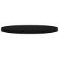 vidaXL Piano Tavolo Rotondo Nero Ø60x3 cm in Legno Massello di Pino