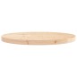 vidaXL Piano Tavolo Rotondo Ø60x3 cm in Legno Massello di Pino
