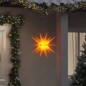 vidaXL Illuminazioni Stella Moravia con LED 3pz Pieghevoli Gialle 43cm vidaXL Illuminazioni Stella Moravia con LED 3pz Pieghevoli Gialle 43cm
