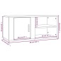 Mobile Porta TV Bianco Lucido 80x31,5x36 cm Legno Multistrato Mobile Porta TV Bianco Lucido 80x31,5x36 cm Legno Multistrato