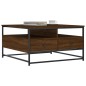 vidaXL Tavolino da Salotto Rovere Marrone 80x80x45cm Legno Multistrato