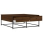 vidaXL Tavolino Salotto Rovere Marrone 100x99x40 cm Legno Multistrato