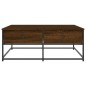 vidaXL Tavolino Salotto Rovere Marrone 100x99x40 cm Legno Multistrato