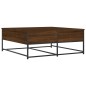 vidaXL Tavolino Salotto Rovere Marrone 100x99x40 cm Legno Multistrato