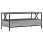 vidaXL Tavolino da Salotto Grigio Sonoma 100x51x45cm Legno Multistrato