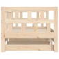 vidaXL Divano Letto con Letto Estraibile 90x200cm Legno Massello Pino