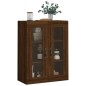 vidaXL Mobile a Parete Rovere Marrone 69,5x34x90 cm Legno Multistrato vidaXL Mobile a Parete Rovere Marrone 69,5x34x90 cm Legno Multistrato