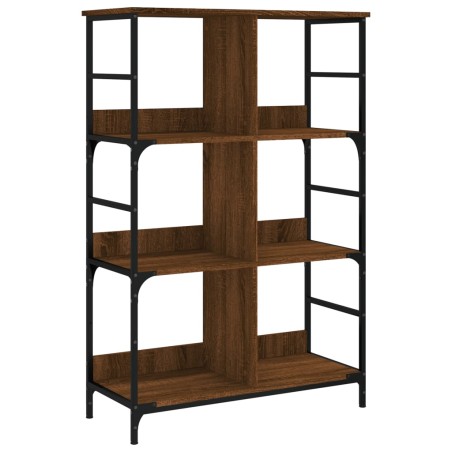 vidaXL Libreria Rovere Marrone 78,5x33x117,5 cm in Legno Multistrato