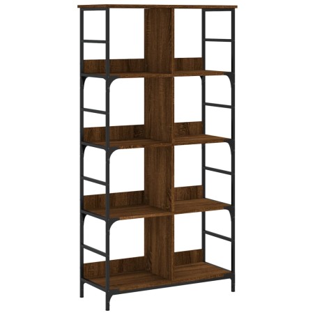 vidaXL Libreria Rovere Marrone 78,5x33x153 cm in Legno Multistrato