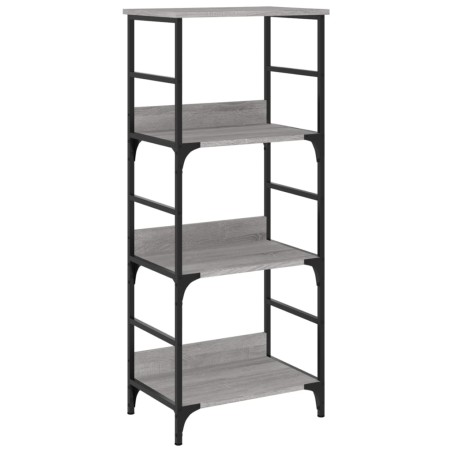 vidaXL Libreria Grigio Sonoma 50x33x117,5 cm in Legno Multistrato