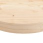 vidaXL Piano Tavolo Rotondo Ø40x3 cm in Legno Massello di Pino