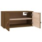 Pensili 2 pz Marrone Miele 60x30x30cm in Legno Massello di Pino Pensili 2 pz Marrone Miele 60x30x30cm in Legno Massello di Pino