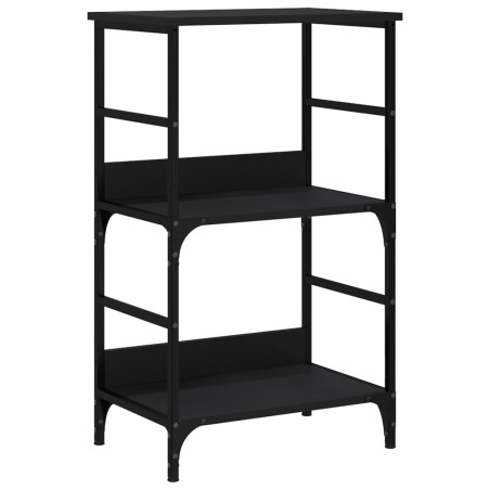 vidaXL Libreria Nera 50x33x82 cm in Legno Multistrato