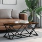 vidaXL Tavolino da Salotto Rovere Fumo 100x49x40 cm Legno Multistrato vidaXL Tavolino da Salotto Rovere Fumo 100x49x40 cm Legno Multistrato