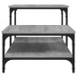 vidaXL Tavolino Salotto Grigio Sonoma 100x50,5x45cm Legno Multistrato