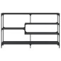 vidaXL Tavolino Consolle Nero 160x32x95 cm in Legno Multistrato vidaXL Tavolino Consolle Nero 160x32x95 cm in Legno Multistrato