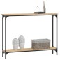 vidaXL Tavolino Consolle Rovere Sonoma 100x22,5x75cm Legno Multistrato vidaXL Tavolino Consolle Rovere Sonoma 100x22,5x75cm Legno Multistrato