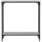 vidaXL Tavolino Consolle Grigio Sonoma 75x22,5x75 cm Legno Multistrato vidaXL Tavolino Consolle Grigio Sonoma 75x22,5x75 cm Legno Multistrato