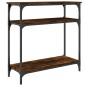 vidaXL Tavolino Consolle Rovere Fumo 75x29x75 cm in Legno Multistrato vidaXL Tavolino Consolle Rovere Fumo 75x29x75 cm in Legno Multistrato