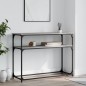vidaXL Tavolino Consolle Grigio Sonoma 100x35,5x75cm Legno Multistrato vidaXL Tavolino Consolle Grigio Sonoma 100x35,5x75cm Legno Multistrato
