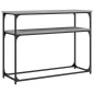 vidaXL Tavolino Consolle Grigio Sonoma 100x35,5x75cm Legno Multistrato vidaXL Tavolino Consolle Grigio Sonoma 100x35,5x75cm Legno Multistrato