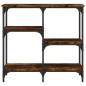 vidaXL Tavolo Consolle Rovere Fumo 80x29x75 cm in Legno Multistrato vidaXL Tavolo Consolle Rovere Fumo 80x29x75 cm in Legno Multistrato