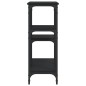 vidaXL Tavolino Consolle Nero 102x29x75 cm in Legno Multistrato vidaXL Tavolino Consolle Nero 102x29x75 cm in Legno Multistrato