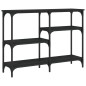 vidaXL Tavolino Consolle Nero 102x29x75 cm in Legno Multistrato vidaXL Tavolino Consolle Nero 102x29x75 cm in Legno Multistrato