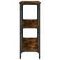 vidaXL Tavolo Consolle Rovere Fumo 150x29x75 cm in Legno Multistrato vidaXL Tavolo Consolle Rovere Fumo 150x29x75 cm in Legno Multistrato