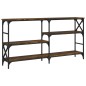 vidaXL Tavolo Consolle Rovere Fumo 150x29x76,5 cm in Legno Multistrato vidaXL Tavolo Consolle Rovere Fumo 150x29x76,5 cm in Legno Multistrato