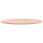 vidaXL Piano per Tavolo Ø90x1,5 cm Rotondo in Legno Massello di Faggio