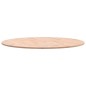 vidaXL Piano per Tavolo Ø90x1,5 cm Rotondo in Legno Massello di Faggio