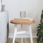 vidaXL Piano per Tavolo Ø30x1,5 cm Rotondo in Legno Massello di Faggio