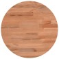 vidaXL Piano per Tavolo Ø30x1,5 cm Rotondo in Legno Massello di Faggio