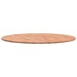 vidaXL Piano per Tavolo Ø90x1,5 cm Rotondo in Legno Massello di Faggio